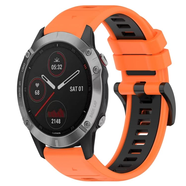 Sports Two-Color 22mm Silicone Watch Band, Series 6