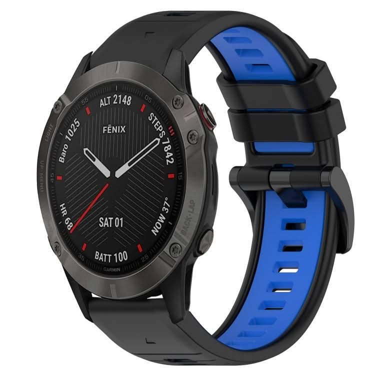 Sports Two-Color 22mm Silicone Watch Band, Series 10