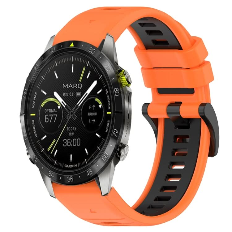 Sports Two-Color 22mm Silicone Watch Band, Series 4