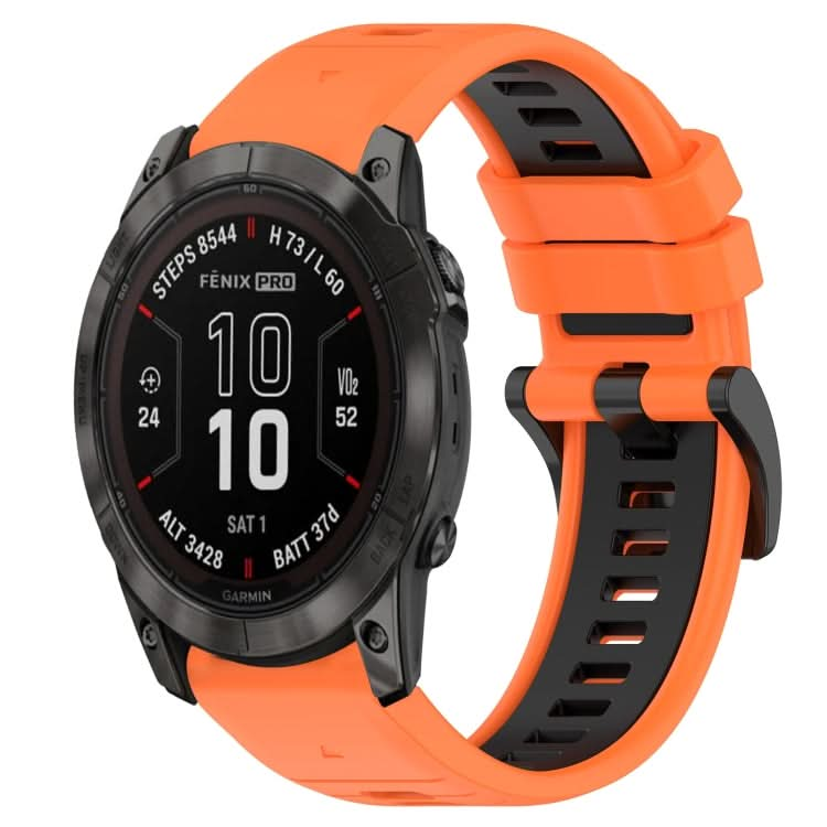 Sports Two-Color 26mm Silicone Watch Band, Series 6