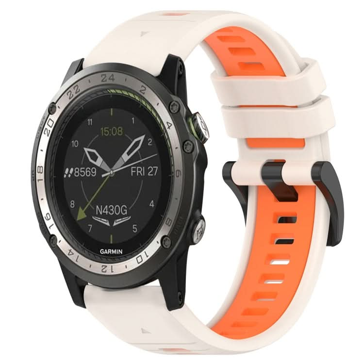 Sports Two-Color 26mm Silicone Watch Band, Series 3