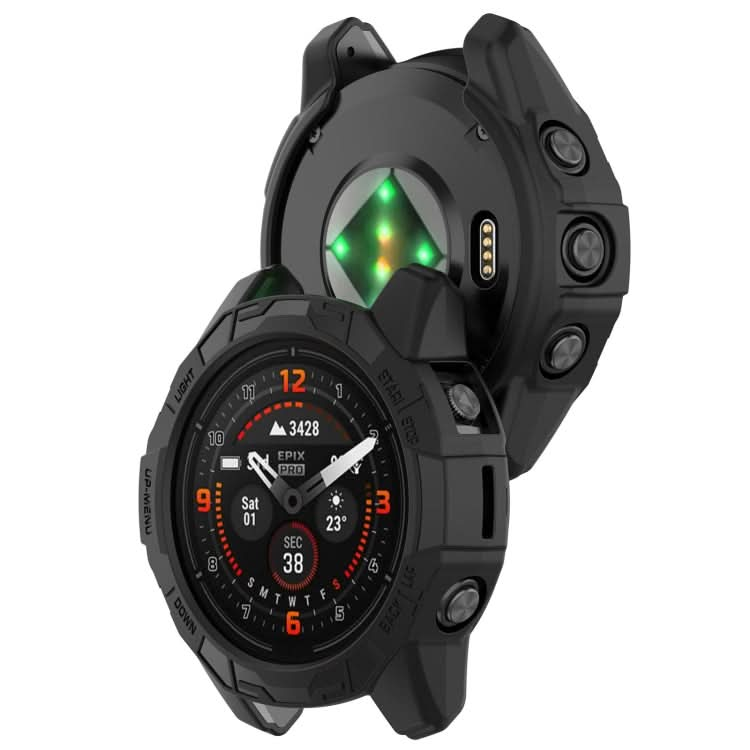 Armored TPU Half Wrapped Watch Protective Case