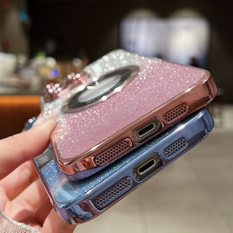 Gradient Glitter Electroplating MagSafe TPU Phone Case, Series 2