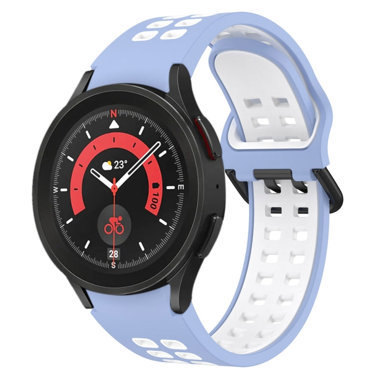 Two-Color Breathable Silicone Watch Band, Series 4