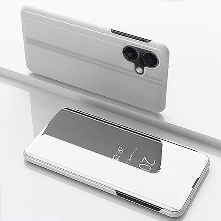 Plated Mirror Horizontal Flip Leather Phone Case with Holder, Series 2