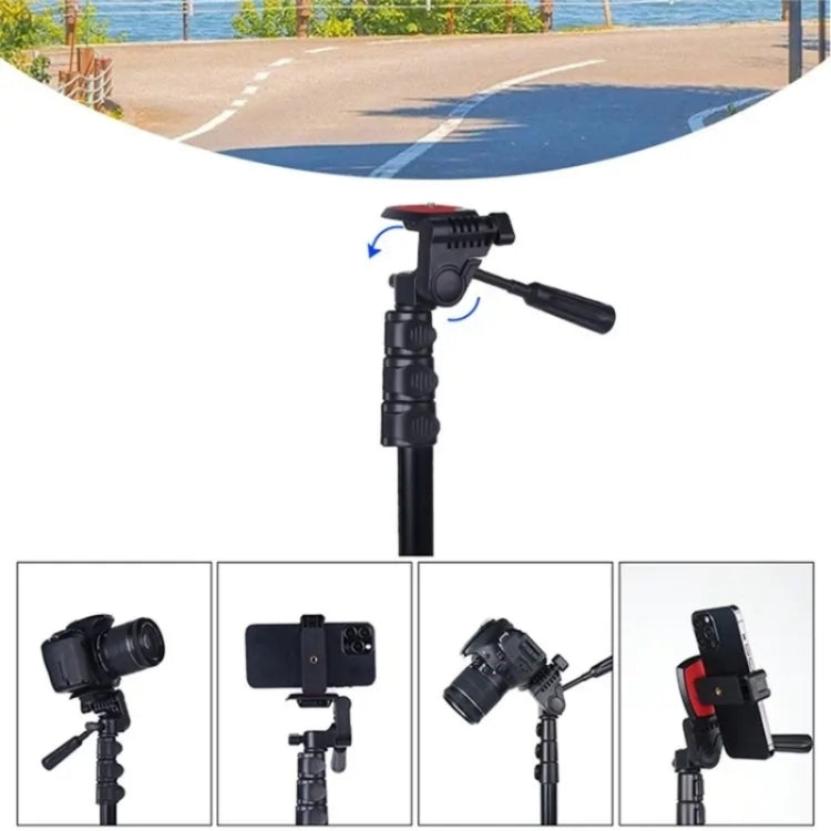 JMARY KP2206 Multi-functional Adjustable Portable Camera Tripod 1.7m Floor Stand