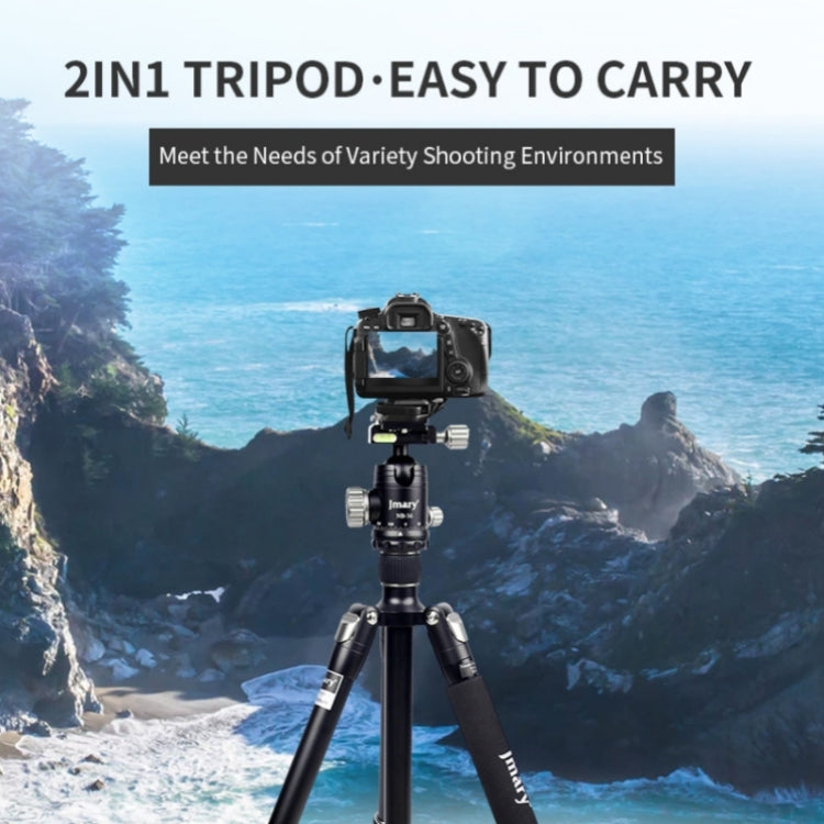 JMARY KT255+NB36 Aluminum Alloy Outdoor Shooting Tripod Detachable SLR Camera Tripod