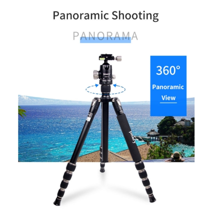 JMARY KT255+NB36 Aluminum Alloy Outdoor Shooting Tripod Detachable SLR Camera Tripod