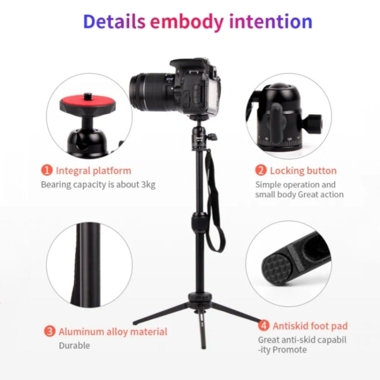 JMARY MT68 Aluminum Alloy Telescopic Portable Selfie Mini SLR Camera Phone Tripod My Store