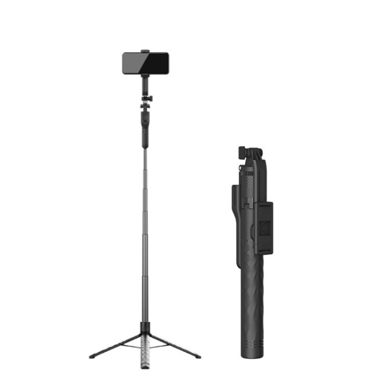 JMARY KT239 Rotation Design Camera Mount Holder 1.75m Telescopic Phone Selfie Stick Tripod