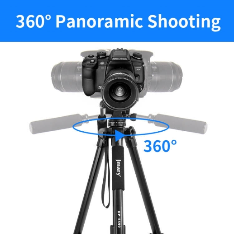 JMARY KP2599 SLR Camera Phone Live Streaming Outdoor Photography Aluminum Tripod My Store