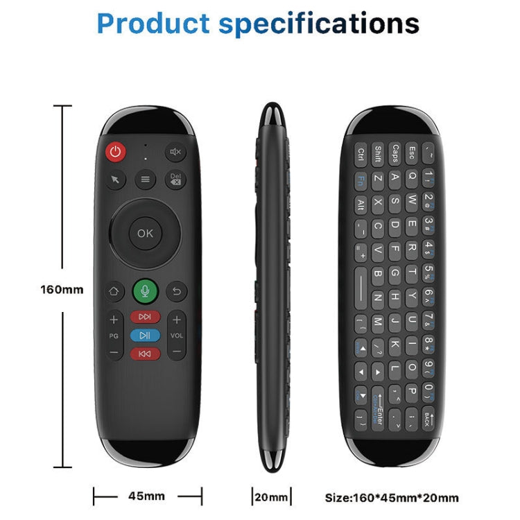 M6 For Home TV Box Smart TV 2.4G Wireless Smart Voice Function Remote Control Fly Mouse Reluova