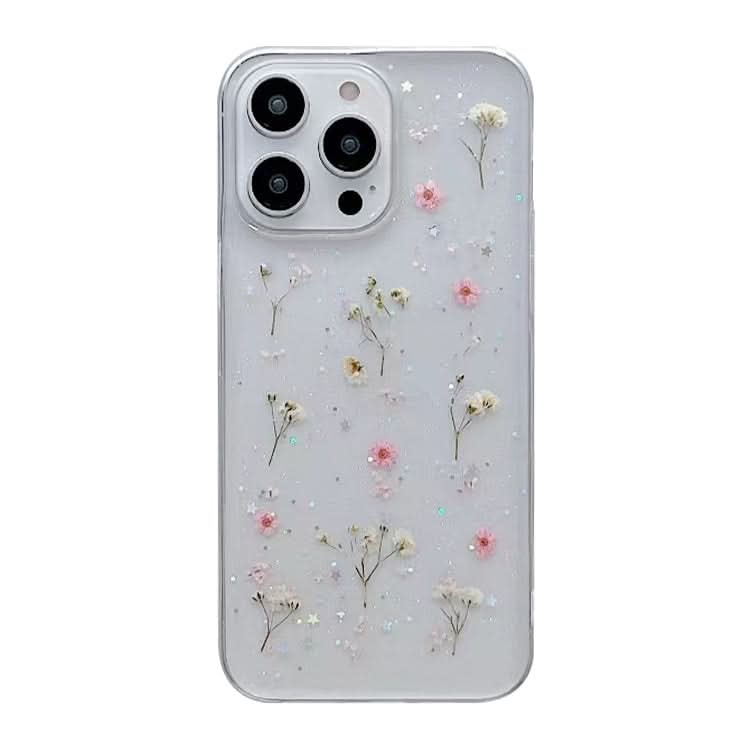 Gypsophila Flowers Pattern TPU Protective Phone Case, Series 1