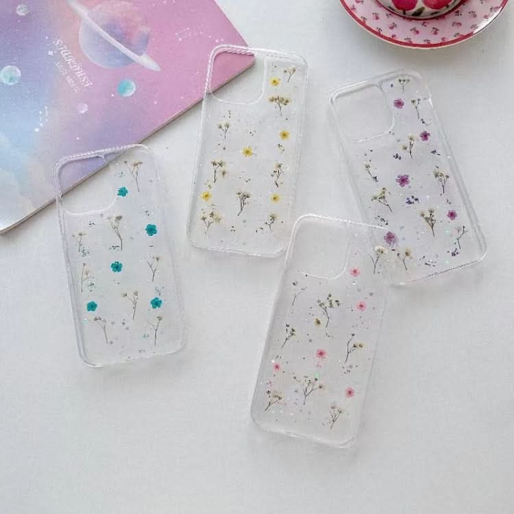 Gypsophila Flowers Pattern TPU Protective Phone Case, Series 1