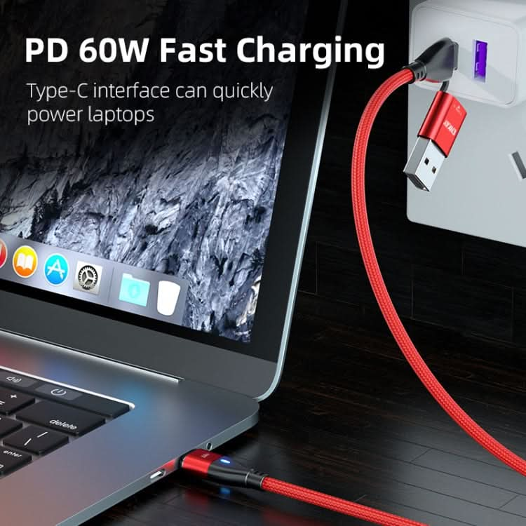 ENKAY 6-in-1 PD60W USB-A / Type-C to Type-C / 8 Pin / Micro USB Magnetic Fast Charging Cable