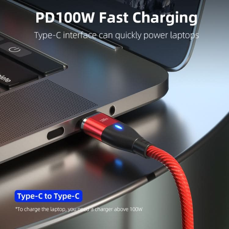 ENKAY 6-in-1 PD100W USB-A / Type-C to Type-C / 8 Pin / Micro USB Magnetic Fast Charging Cable