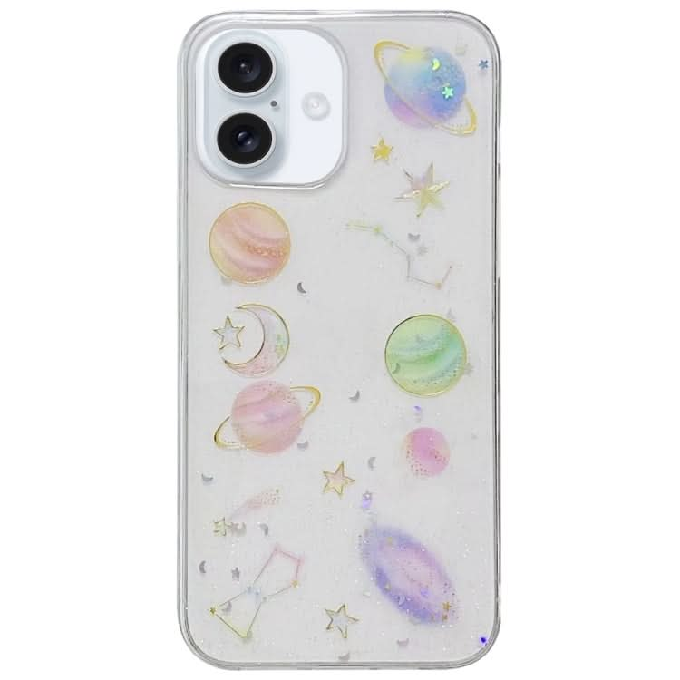 Cosmic Star Glitter Epoxy TPU Phone Case