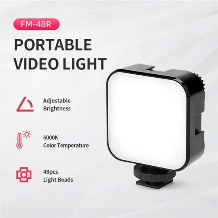 JMARY FM-48R Dimmable Photography LED Fill Light Portable Mini Camera Phone Fill Light My Store