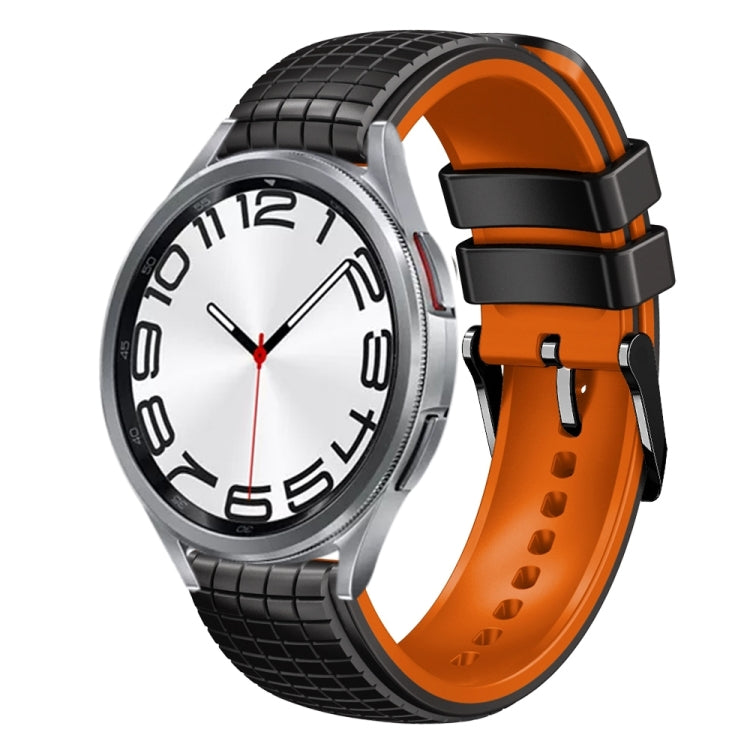 20mm Mesh Two Color Silicone Watch Band, Series 4-Reluova