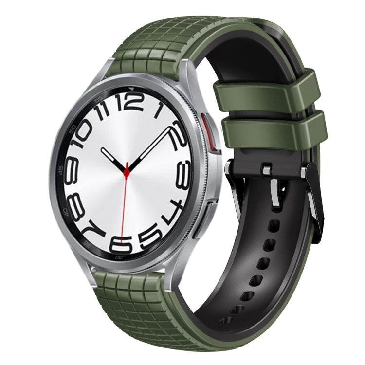 20mm Mesh Two Color Silicone Watch Band, Series 4-Reluova