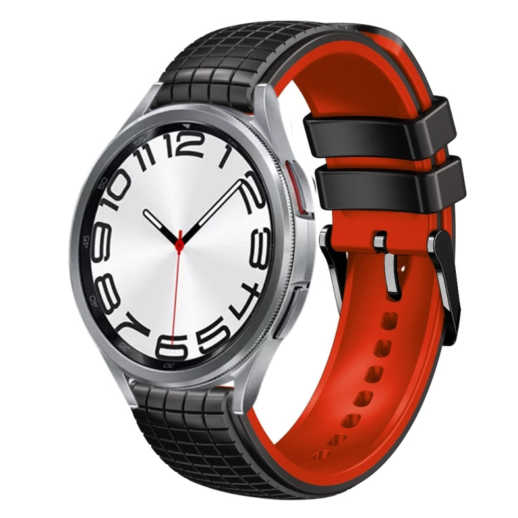 20mm Mesh Two Color Silicone Watch Band, Series 4-Reluova