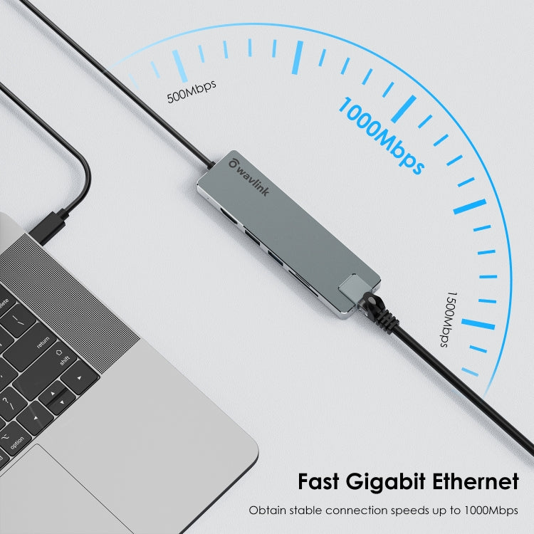 Wavlink UHP3409 For MacBook Pro/Air USB-C Windows Laptops 100W PD Mini Docking Station My Store