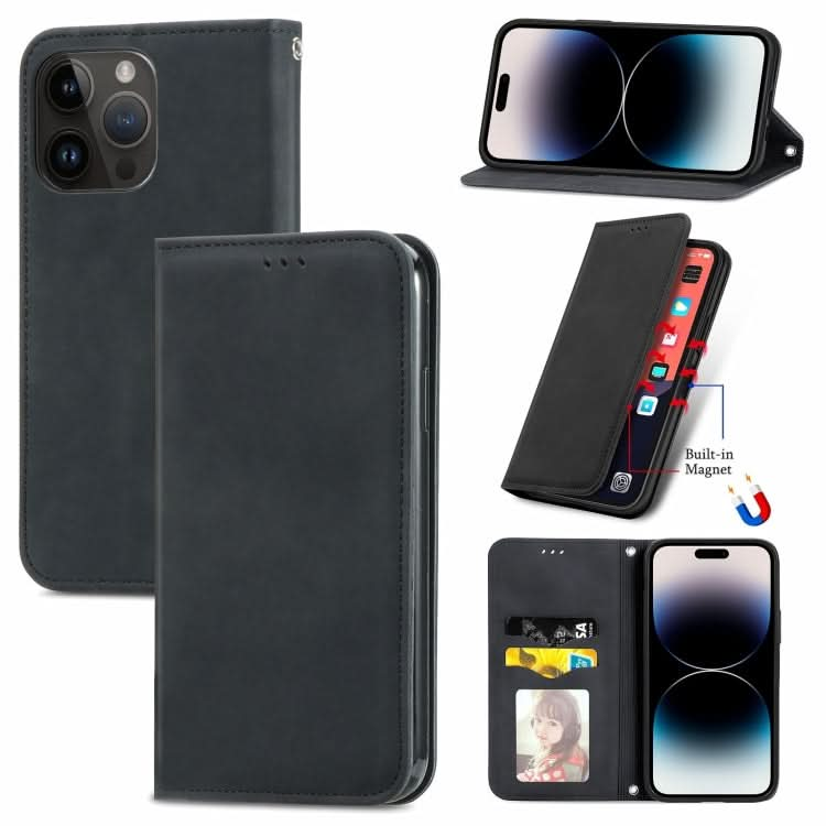 Retro Skin Feel Magnetic Flip Leather Phone Case, Series 1