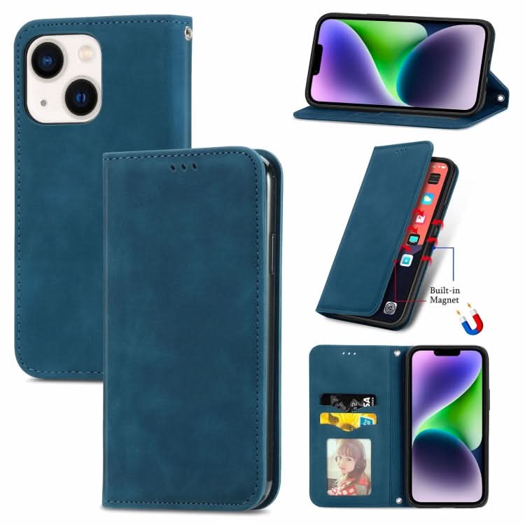 Retro Skin Feel Magnetic Flip Leather Phone Case, Series 1