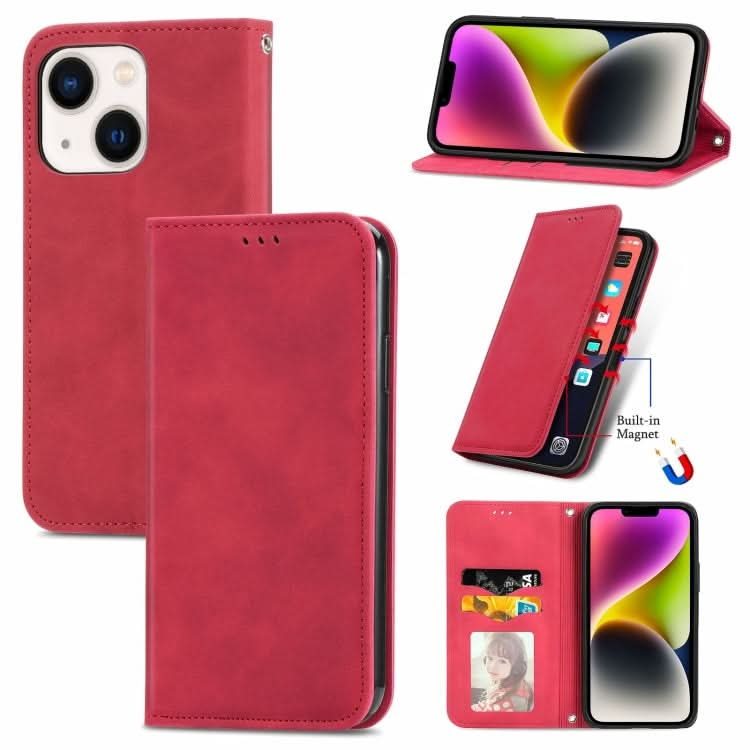 Retro Skin Feel Magnetic Flip Leather Phone Case, Series 2