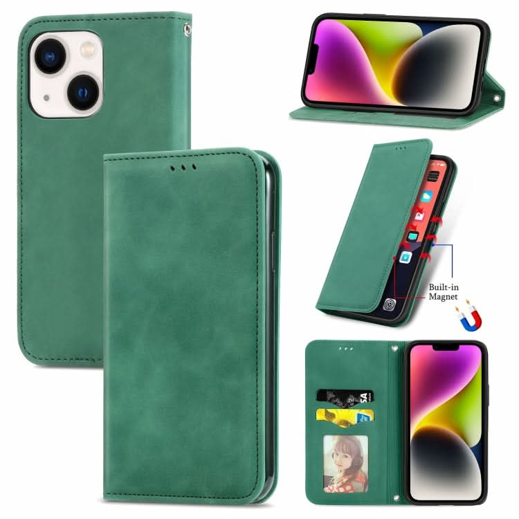 Retro Skin Feel Magnetic Flip Leather Phone Case, Series 2