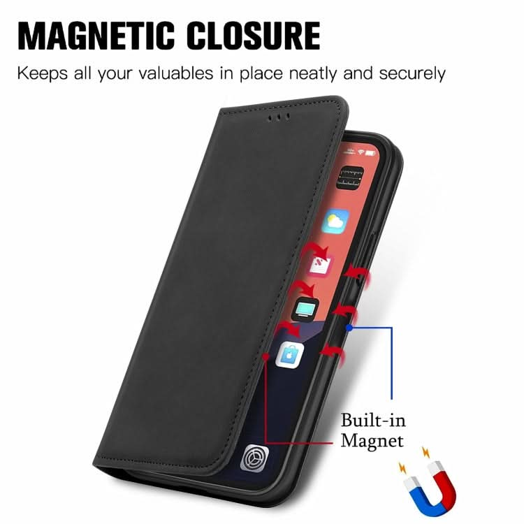 Retro Skin Feel Magnetic Flip Leather Phone Case, Series 2