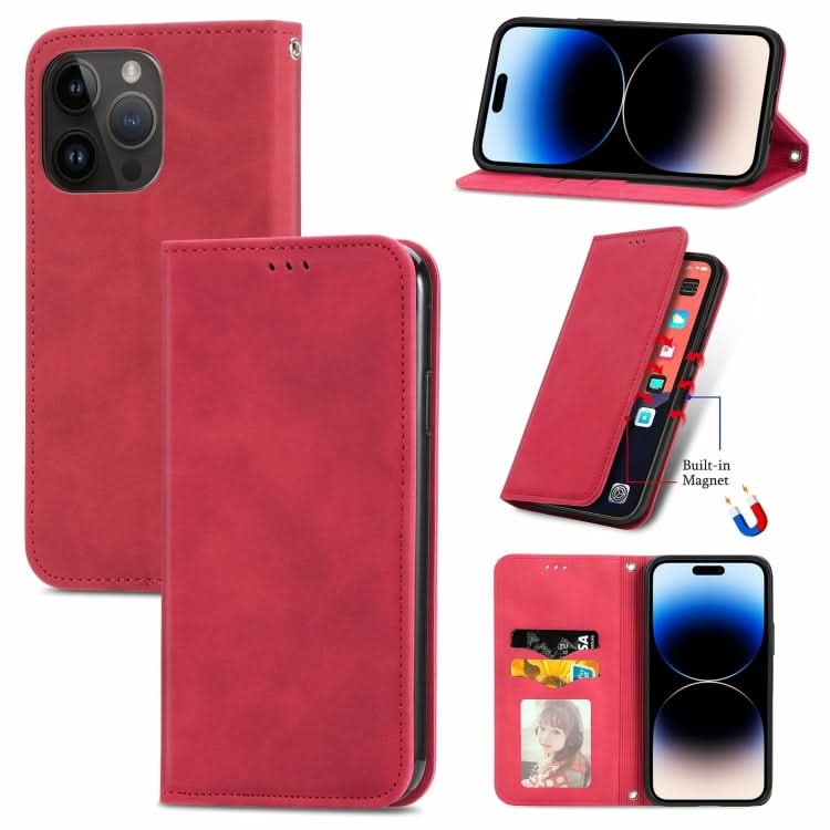 Retro Skin Feel Magnetic Flip Leather Phone Case, Series 2