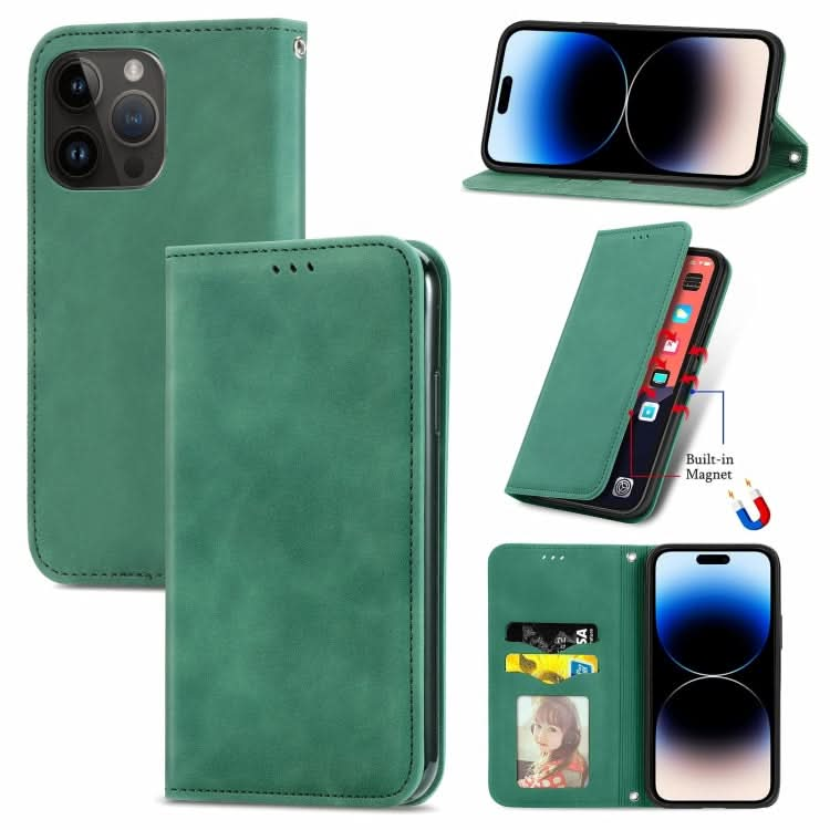 Retro Skin Feel Magnetic Flip Leather Phone Case, Series 2