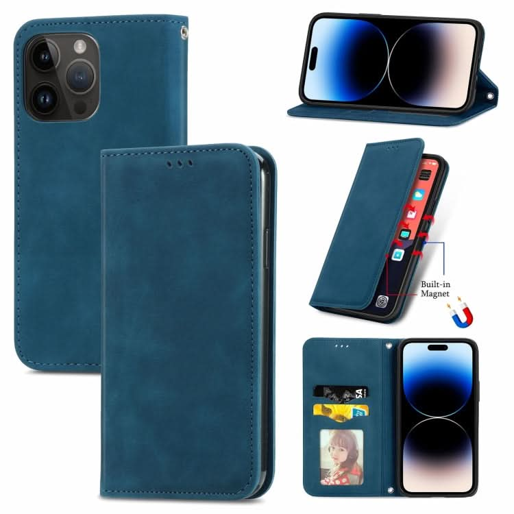 Retro Skin Feel Magnetic Flip Leather Phone Case, Series 2