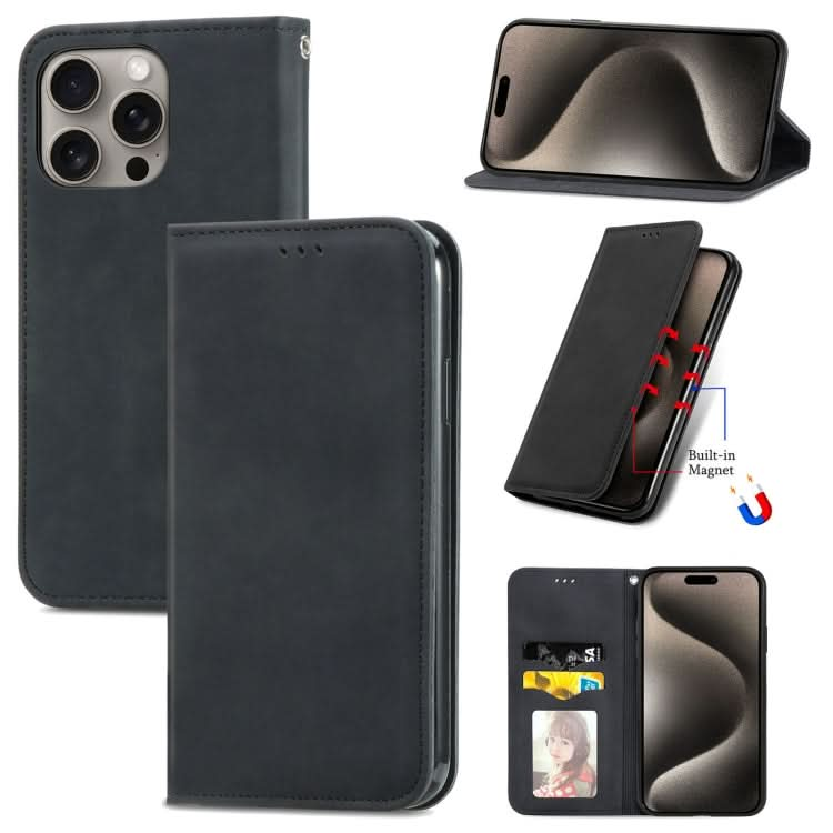 Retro Skin Feel Magnetic Flip Leather Phone Case, Series 2