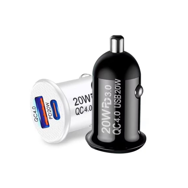 P10 Mini Style QC4.0 USB / PD20W Dual Port Car Charger ÎҵÄÉ̵ê