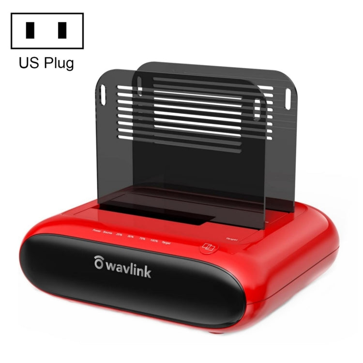 Wavlink ST341U Dual Bay External Hard Drive Docking Station Support Offline Clone Function