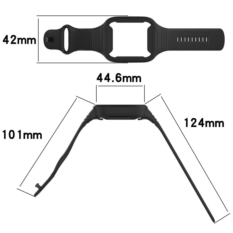 Integrated Fully Enclosed Silicone Watch Band