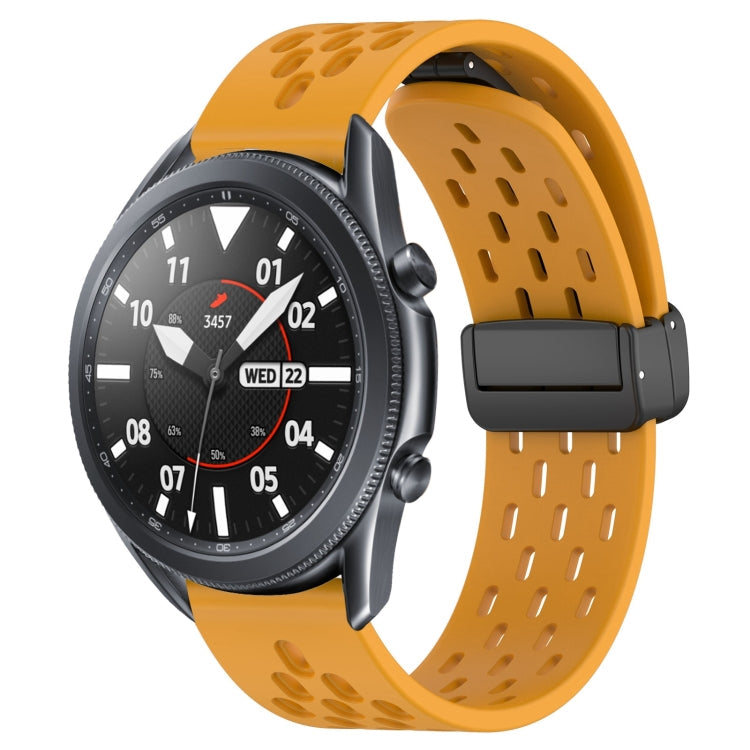 22mm Folding Magnetic Clasp Silicone Watch Band, Series 1-Reluova