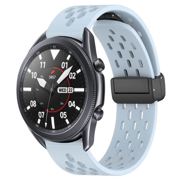 22mm Folding Magnetic Clasp Silicone Watch Band, Series 1-Reluova