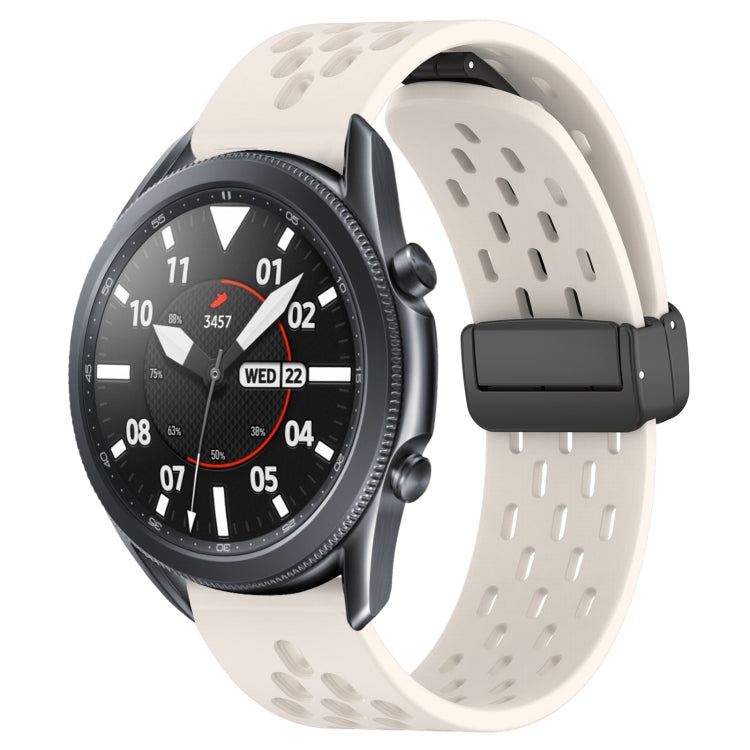 22mm Folding Magnetic Clasp Silicone Watch Band, Series 1-Reluova