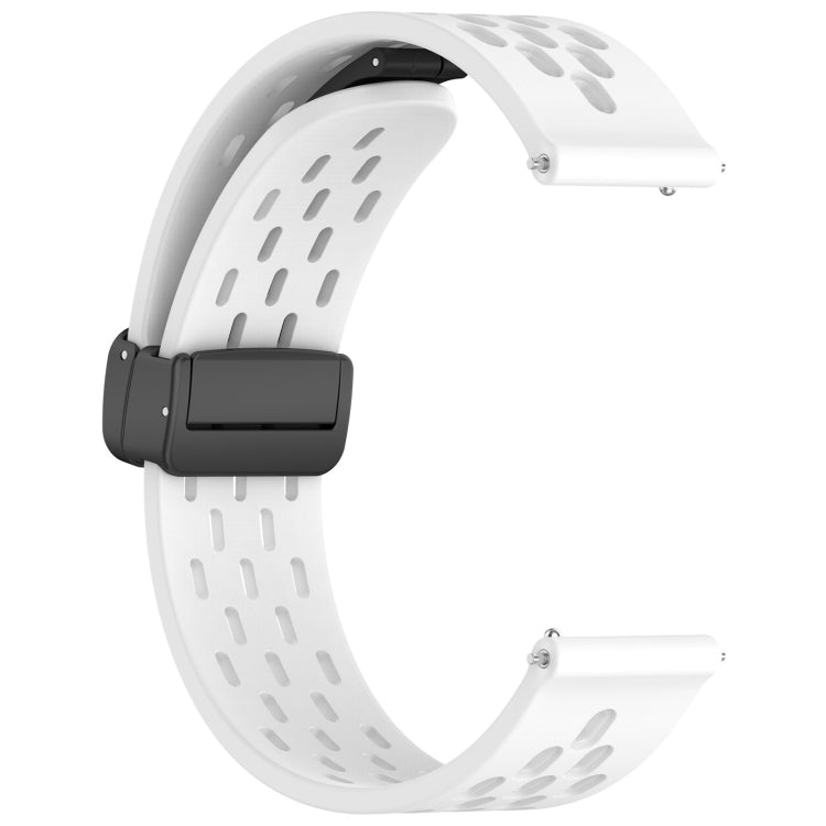 20mm Folding Magnetic Clasp Silicone Watch Band, Series 3-Reluova