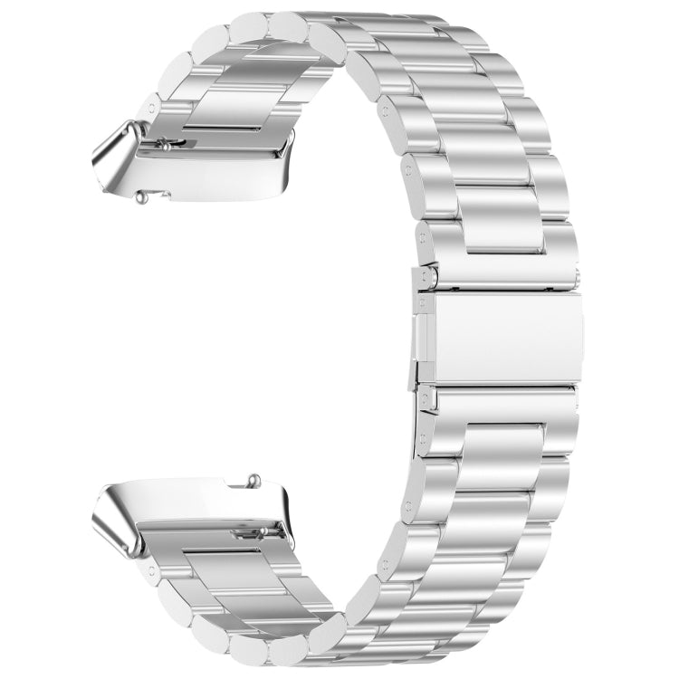 Three Bead Stainless Steel Metal Watch Band