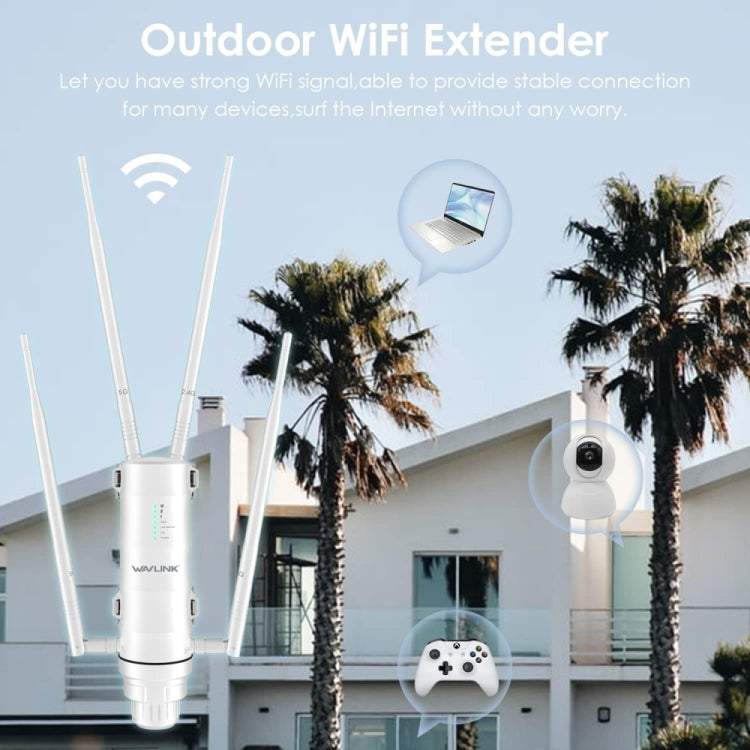 WAVLINK WN572HP3 AC1200 Dual Band Weatherproof Wireless Router Outdoor WiFi Extender