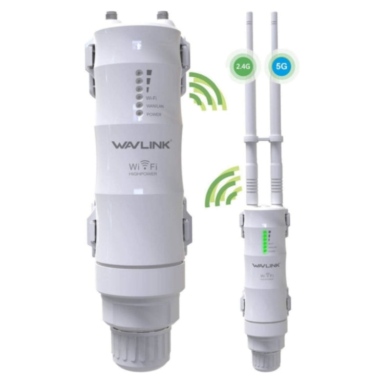 WAVLINK WN570HA1 Weatherproof 2.4+5GHz 600Mbps Outdoor WiFi Range Router Extender My Store