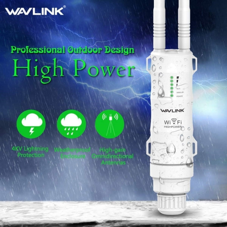 WAVLINK WN570HA1 Weatherproof 2.4+5GHz 600Mbps Outdoor WiFi Range Router Extender My Store