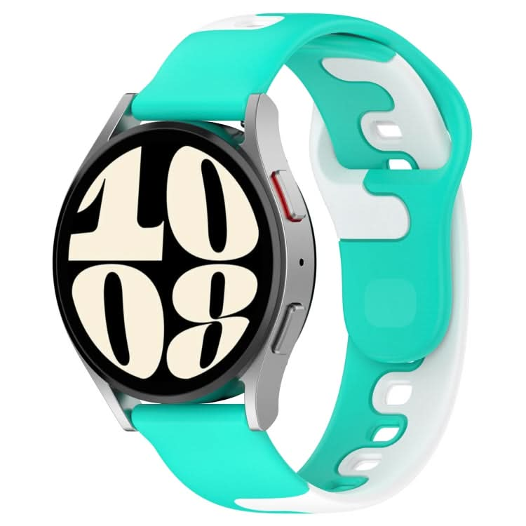 20mm Double Color Silicone Watch Band, Series 6