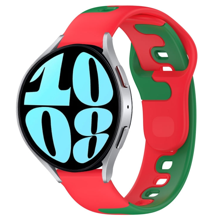 20mm Double Color Silicone Watch Band, Series 4-Reluova