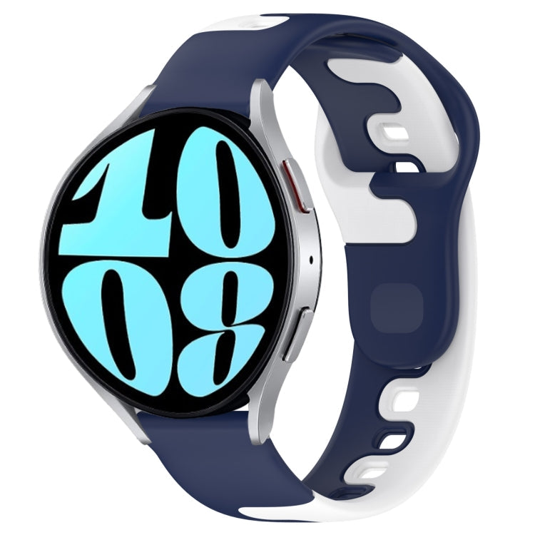 20mm Double Color Silicone Watch Band, Series 4-Reluova