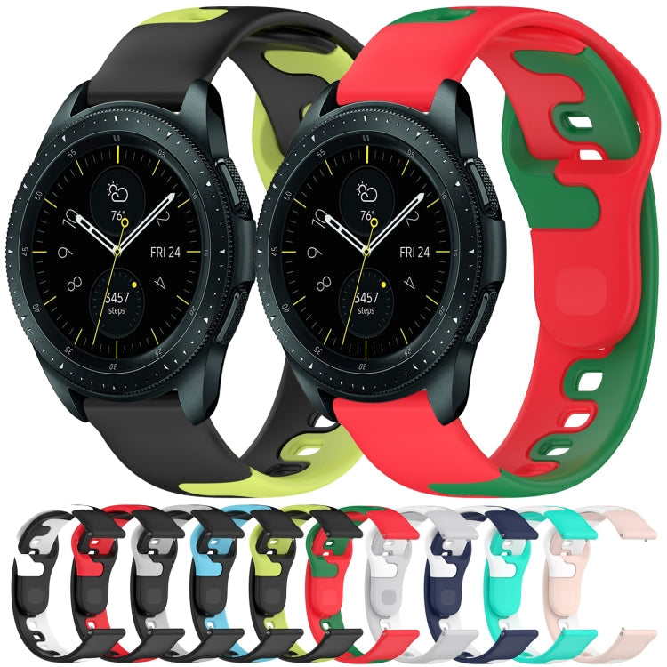 20mm Double Color Silicone Watch Band, Series 1-Reluova